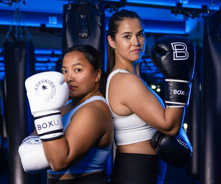 Woman Boxing