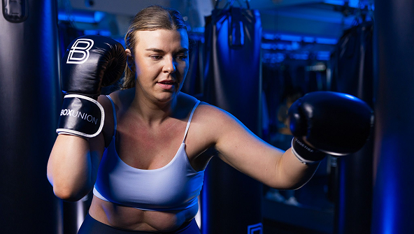 Woman Boxing